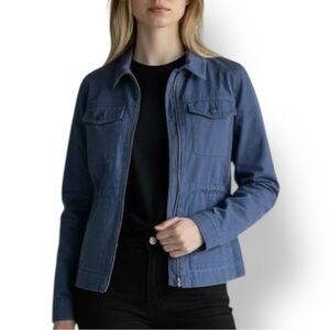 4/$20 GAP Utility Jacket - Blue - Size Medium